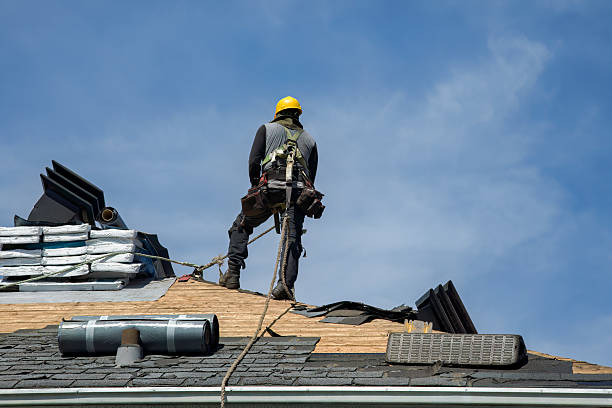 Professional Roofing technician working in Henrieville, UT